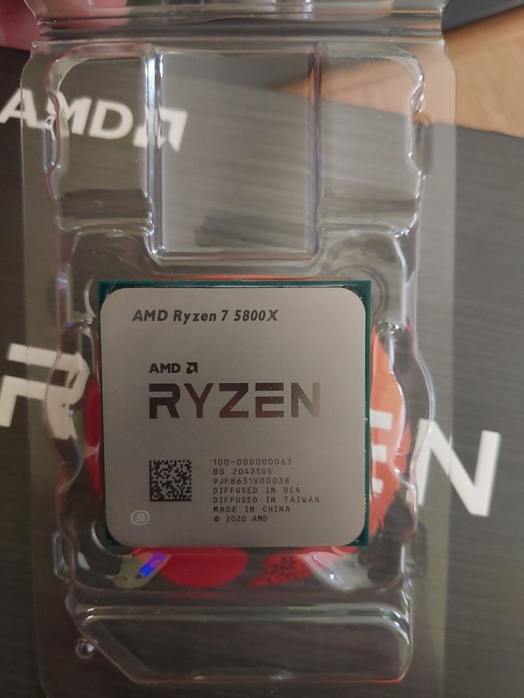 Ryzen 7 5800X , AM4 , 8-ядрен, 16-треда процесор AMD