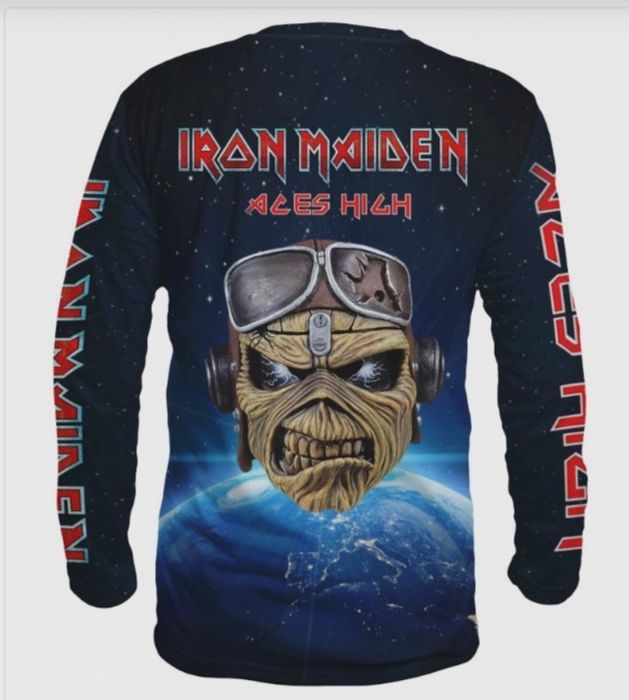 Тениска с дълъг ръкав на Iron Maiden