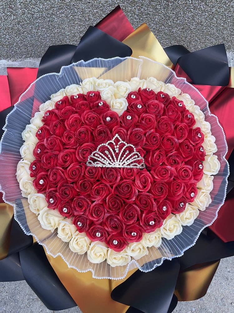 Buchet flori de sapun