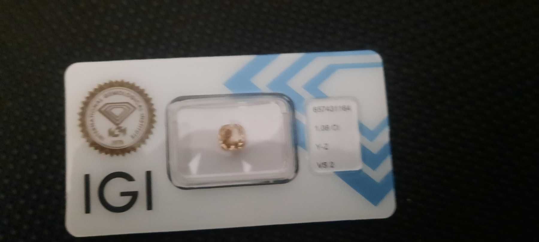 1.08 ct карата VS деамант с IGI сертификат