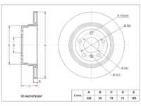 Диск тормозной зад  Bmw X5