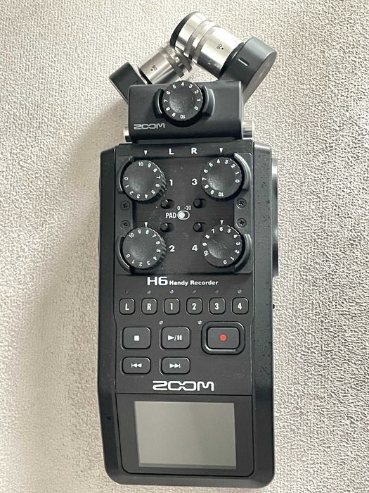 Reportofon/Recorder ZOOM H6 Black Audio XLR