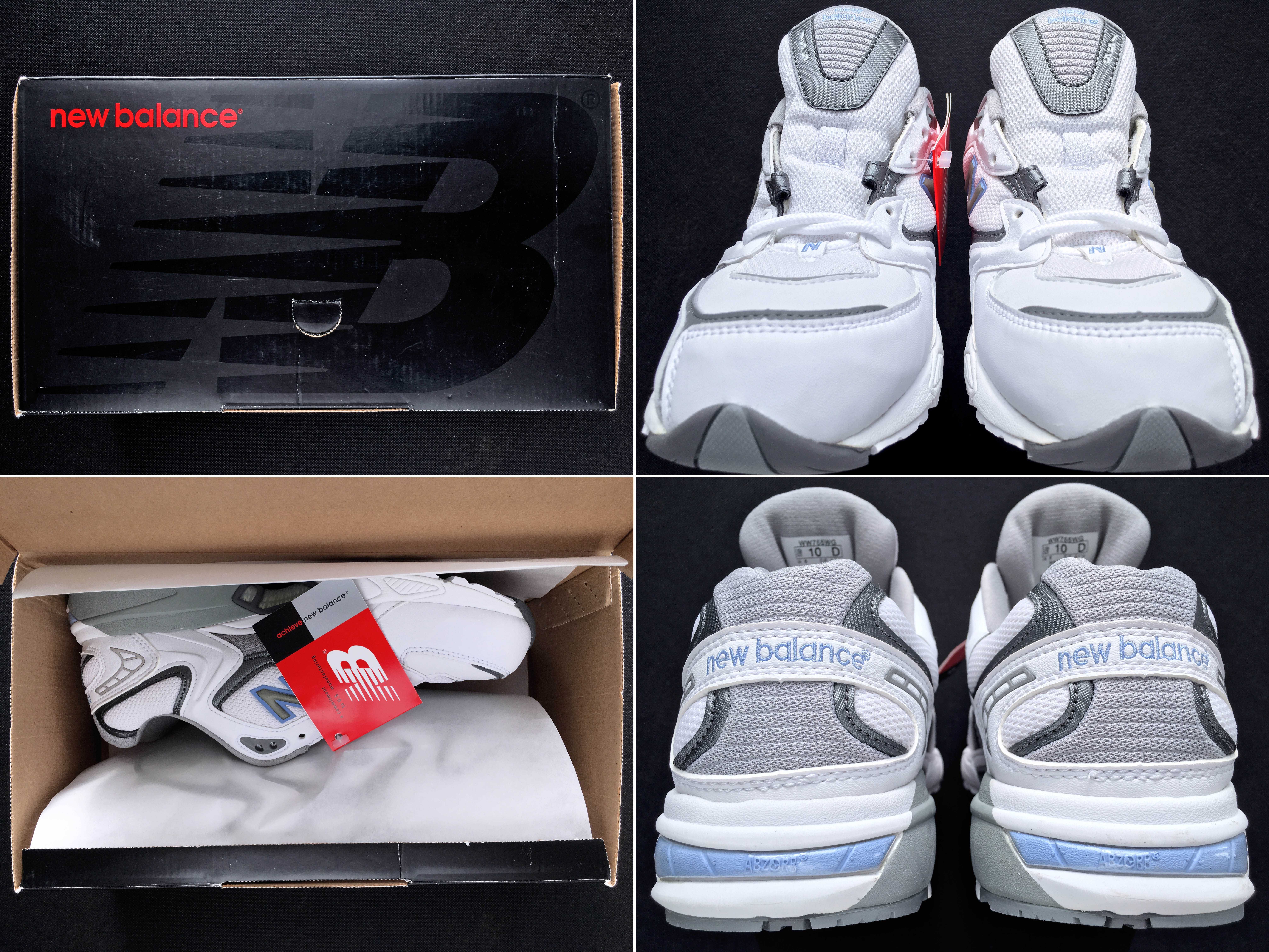 VINTAGE 2000 Made in U.S.A. New Balance® 755 Walking Shoes — 26.5 CM