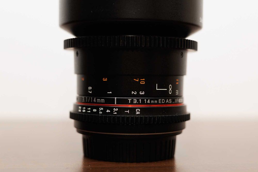 Obiectiv  Foto Video Ultra Wide Samyang 14mm Canon EF