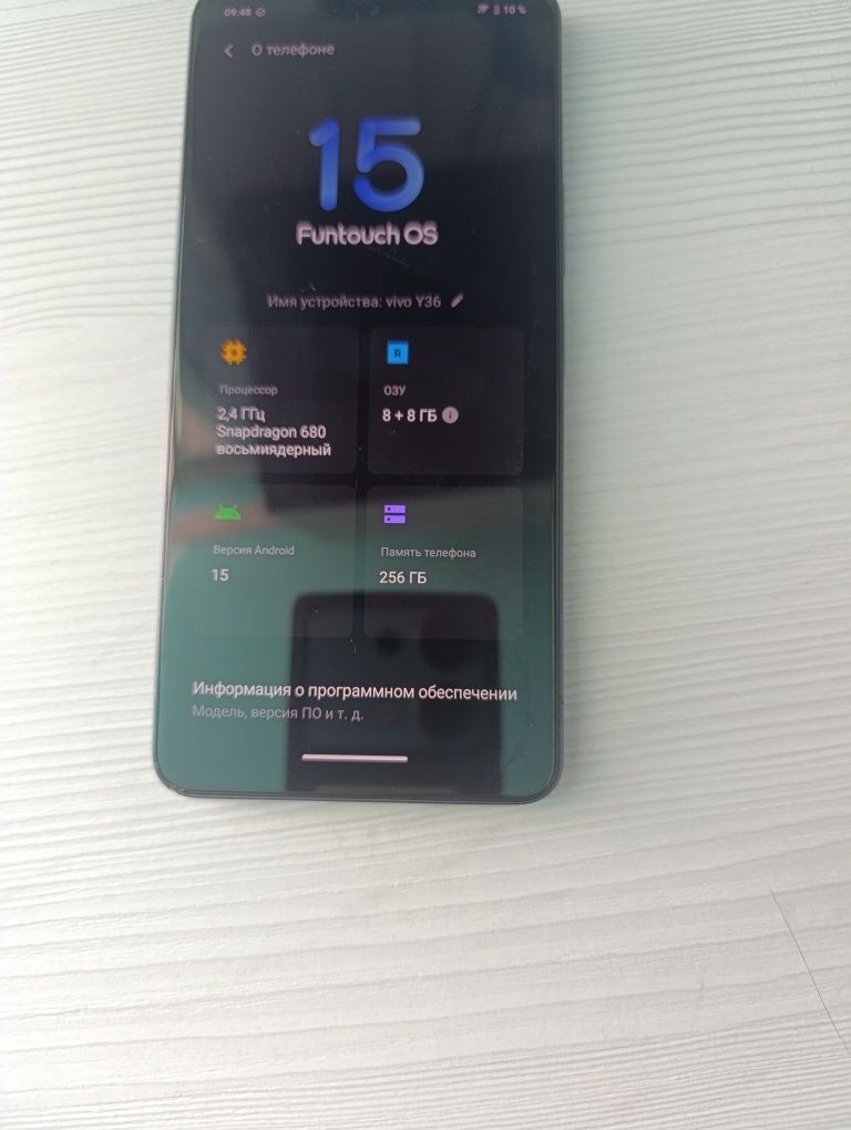 Vivo y36 8/256 в идеале
