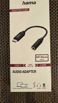 Hama Audio Adapter, USB-C Plug to 3.5 mm Female Jack Stereo