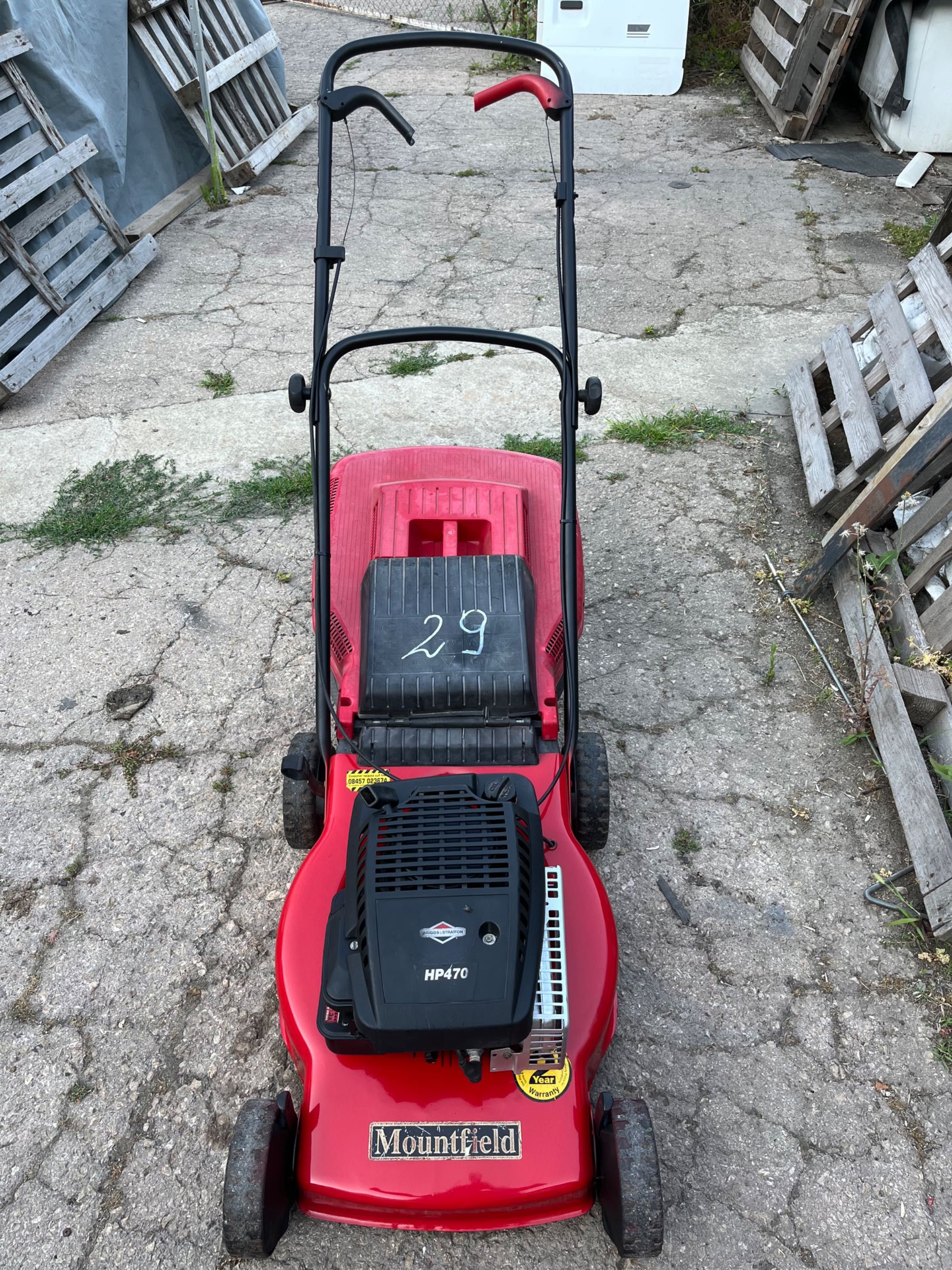 29Самоходна моторна косачка Mountfield 4.7 hp