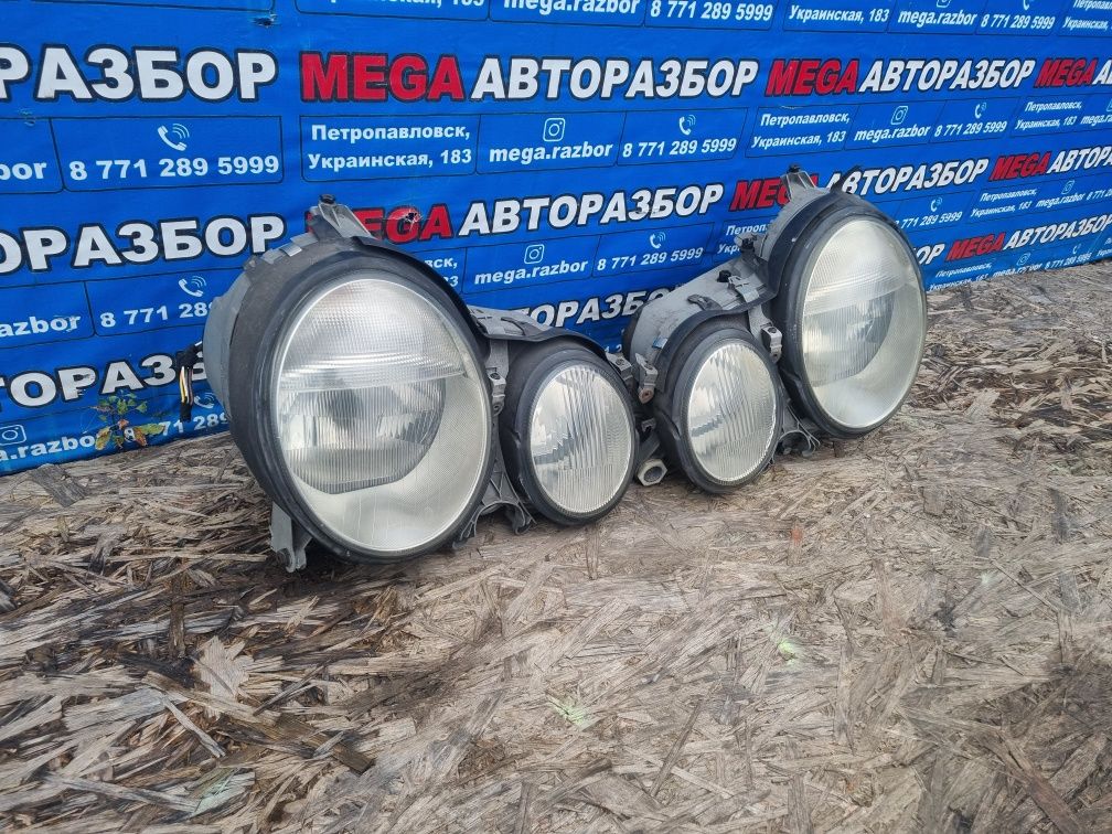 Фары на мерседес w210 рестайлинг.