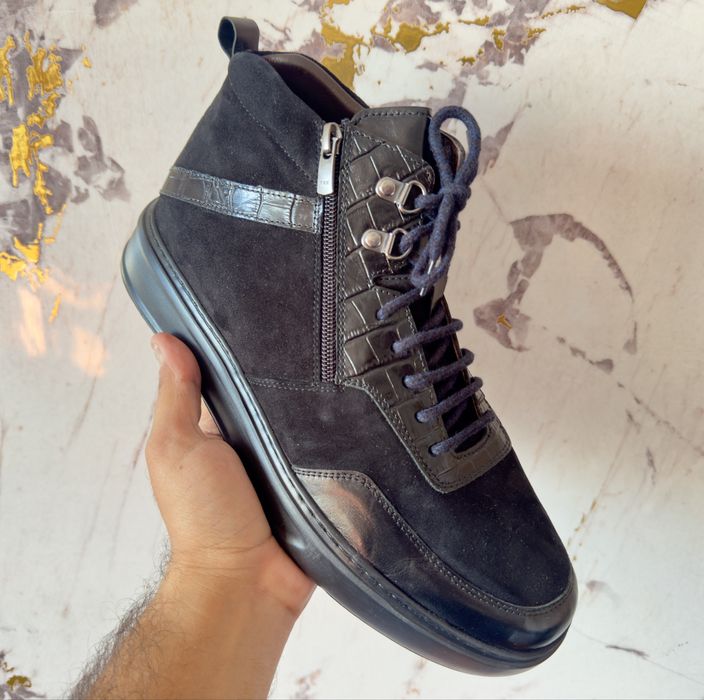 Мужские ботинки из кожа оленя