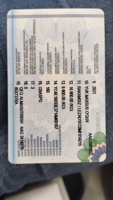 samosoval howo 2021 yil