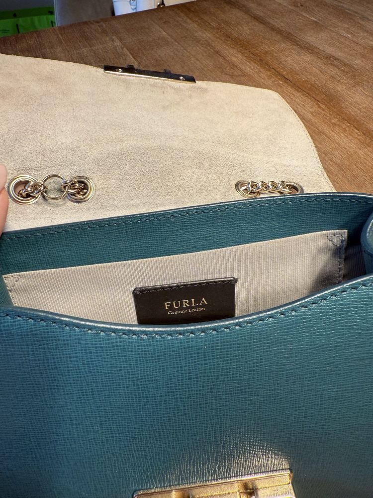 Furla Чанта в зелен цвят