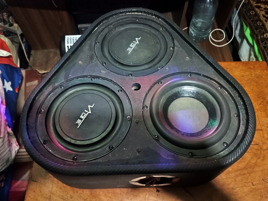 Vând un bas auto de putere mare dif cu 2 bobine 1200 de wați la 2 omy