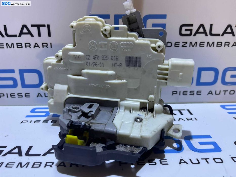 Broasca Incuietoare de pe Usa Portiera Dreapta Spate cu 7 Pini la Mufa Audi A6 C6 2005 - 2011 Cod 4F0839016 [LR1265]