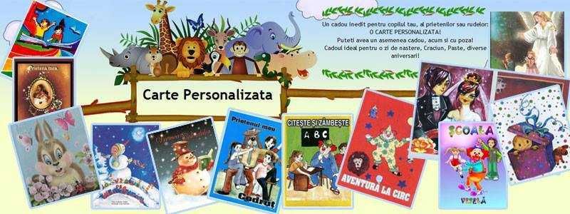 Carti personalizate pentru copii si adulti