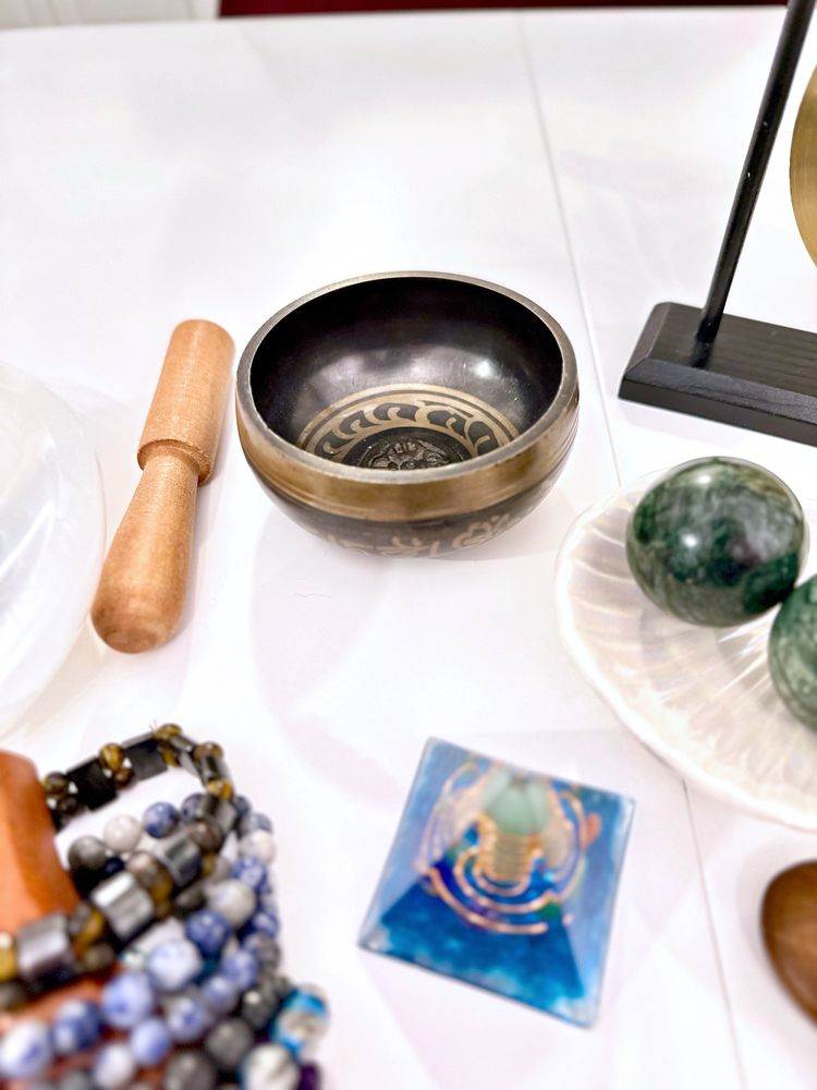Set Echilibrare Chakre prin Sunete 432Hz & Cristale|Orgonite+Bonus