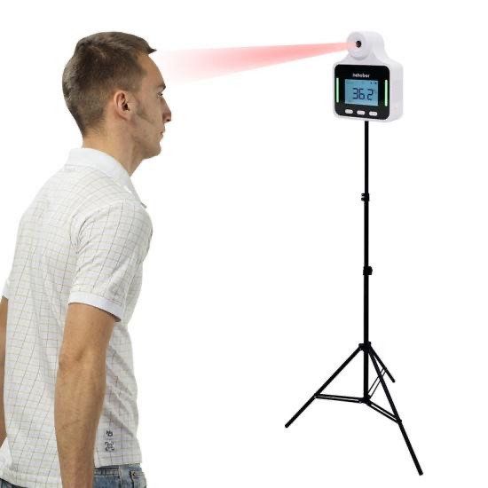 1.5 метра. Стационарный бесконтактный термометр KF150 . Тепловизор