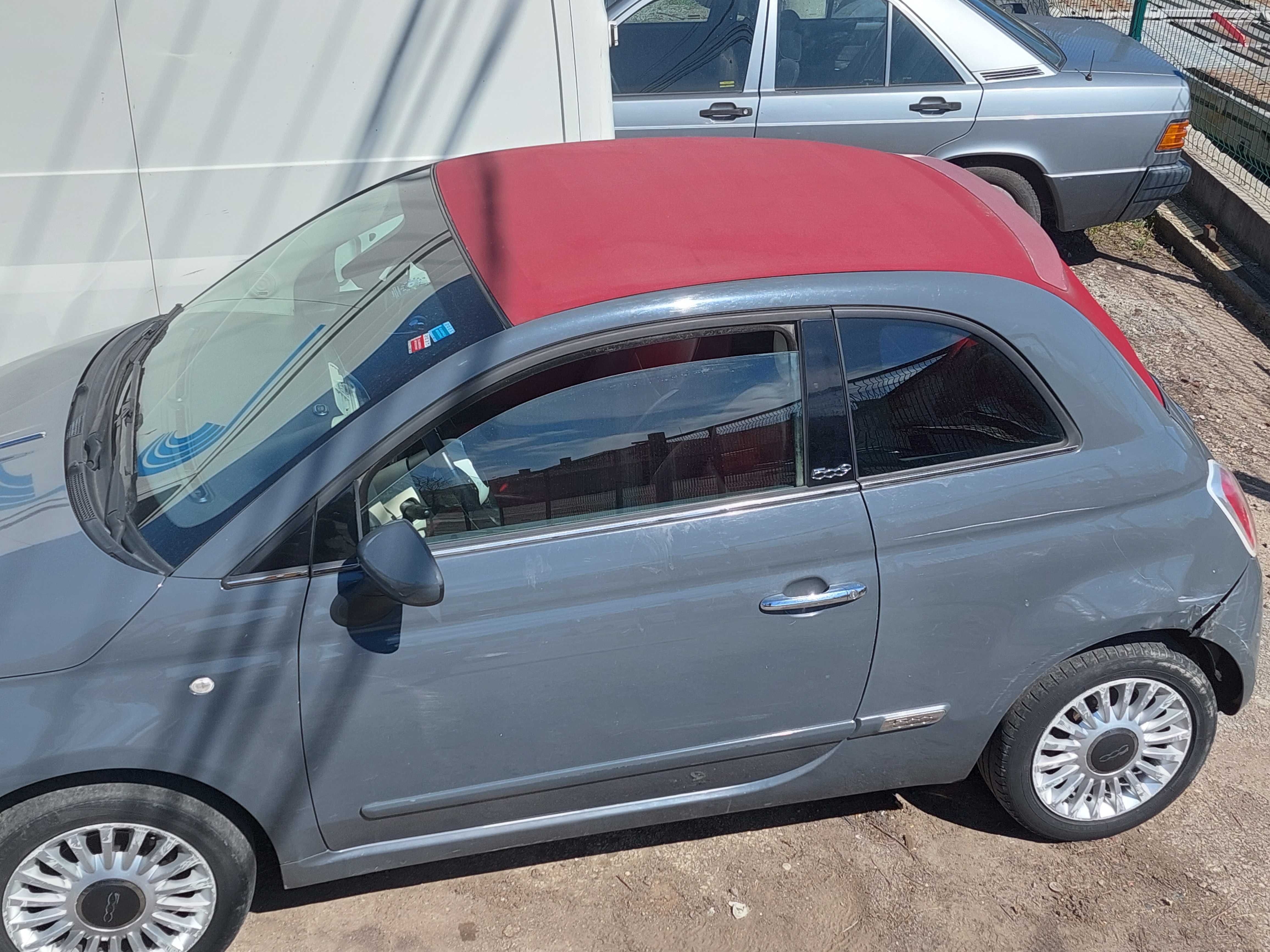 Fiat 500 1,4 i , Фиат 500 кабрио на части! 
Юли 2010, Кабрио