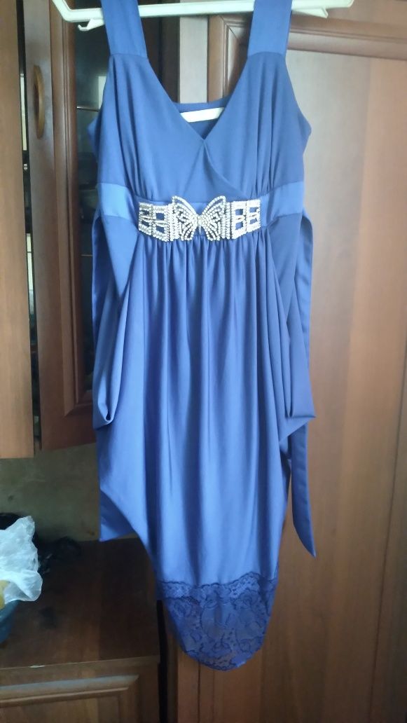 Платье женское синего цвета