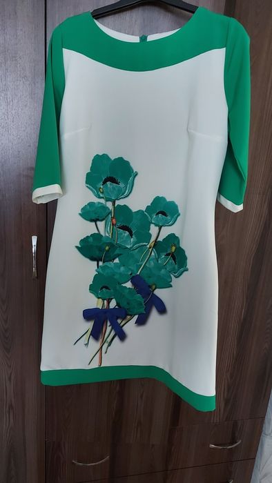 Платье женское зеленое