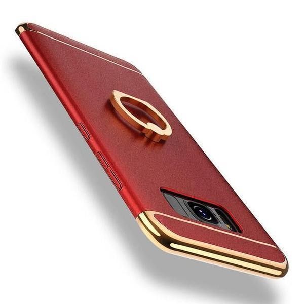 Husa Samsung Galaxy S8 Plus, Elegance Luxury 3in1 Ring Rosu