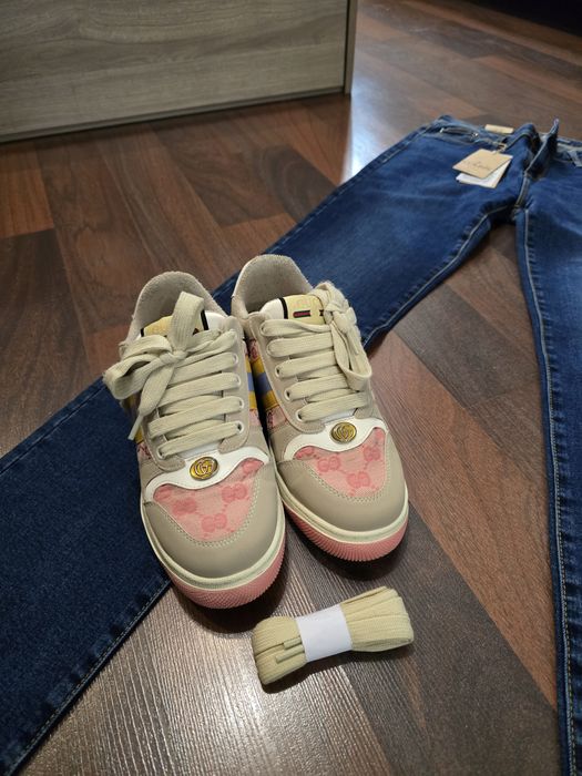 Кеды Gucci  на шнуровке