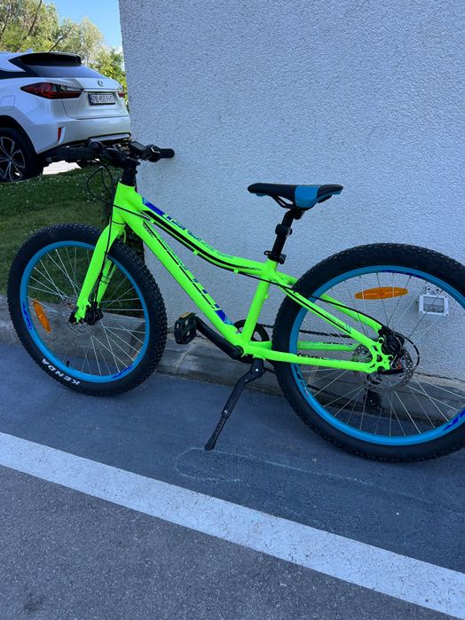 Алуминиев Cross Rebel 24 Перфектен, Дискови Спирачки.В гаранция