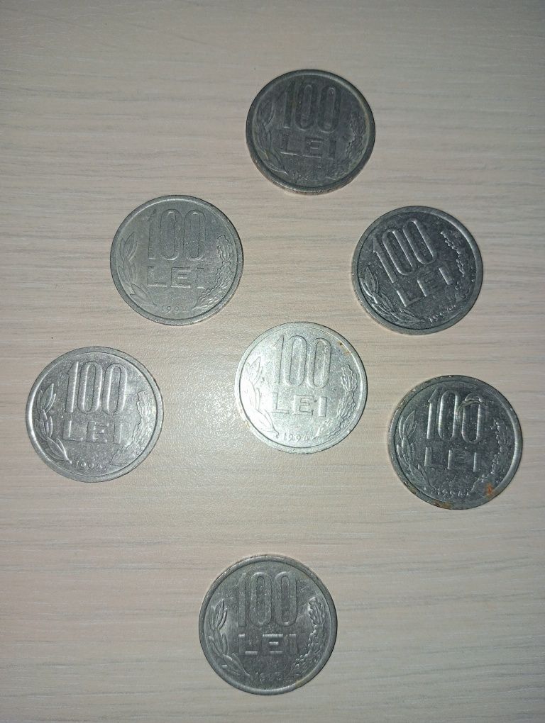 Vând Monede 100 lei Mihai Viteazu -1993,1994