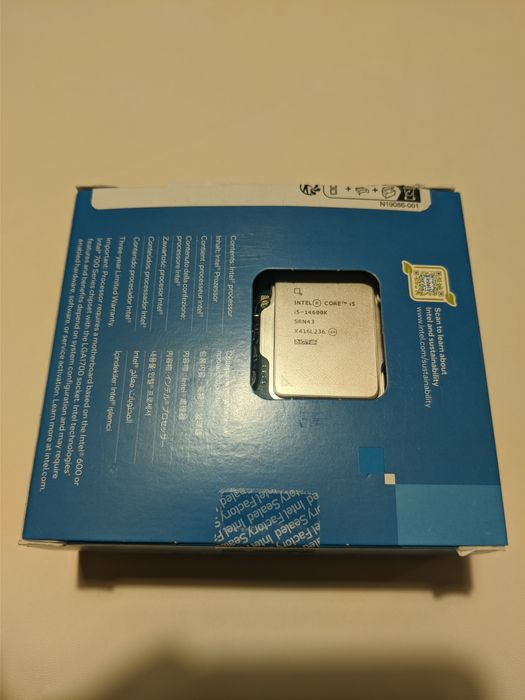 Продавам нов процесор Intel i5 14600k