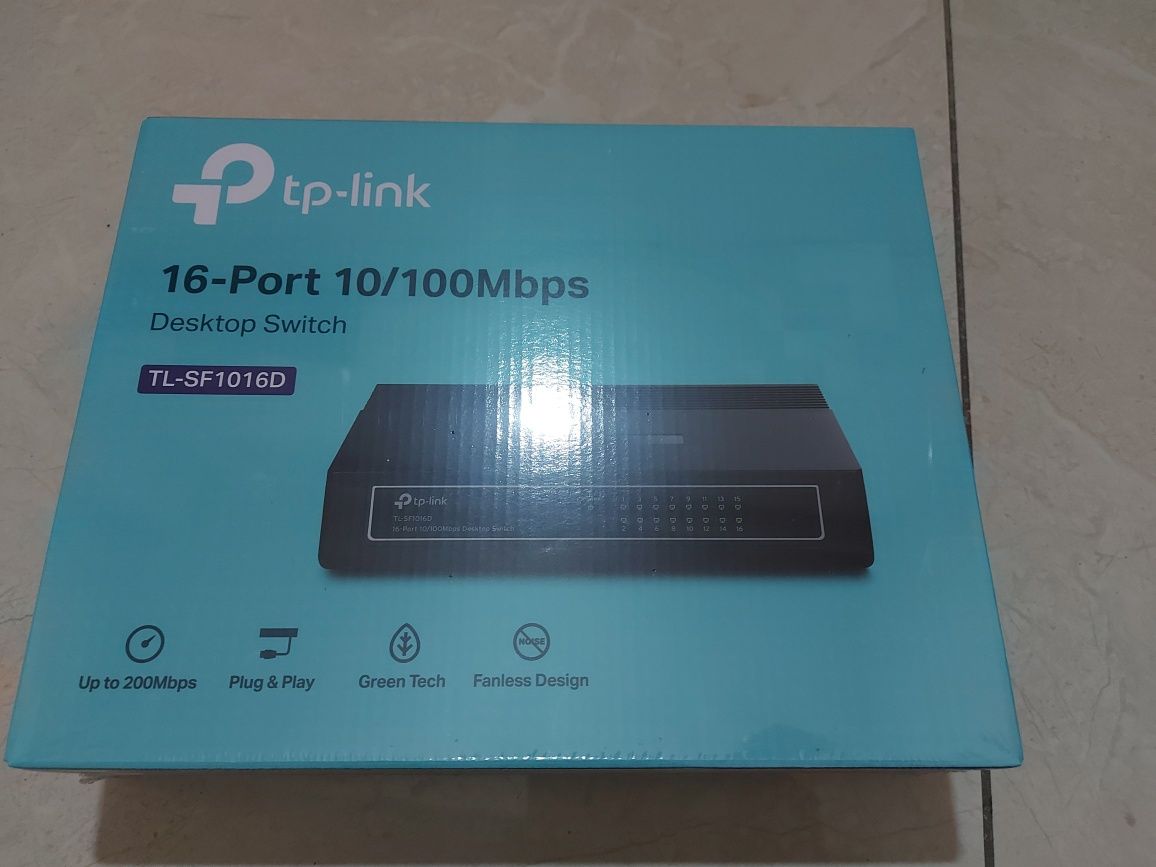 Сетевой свитч на 16 портов TP-Link