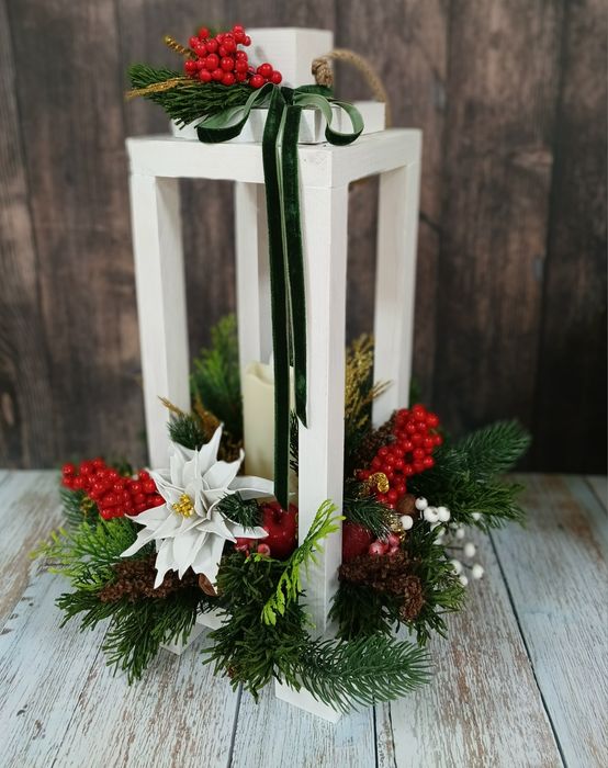 Новогодние украшения, новогодний дизайн, фонарь