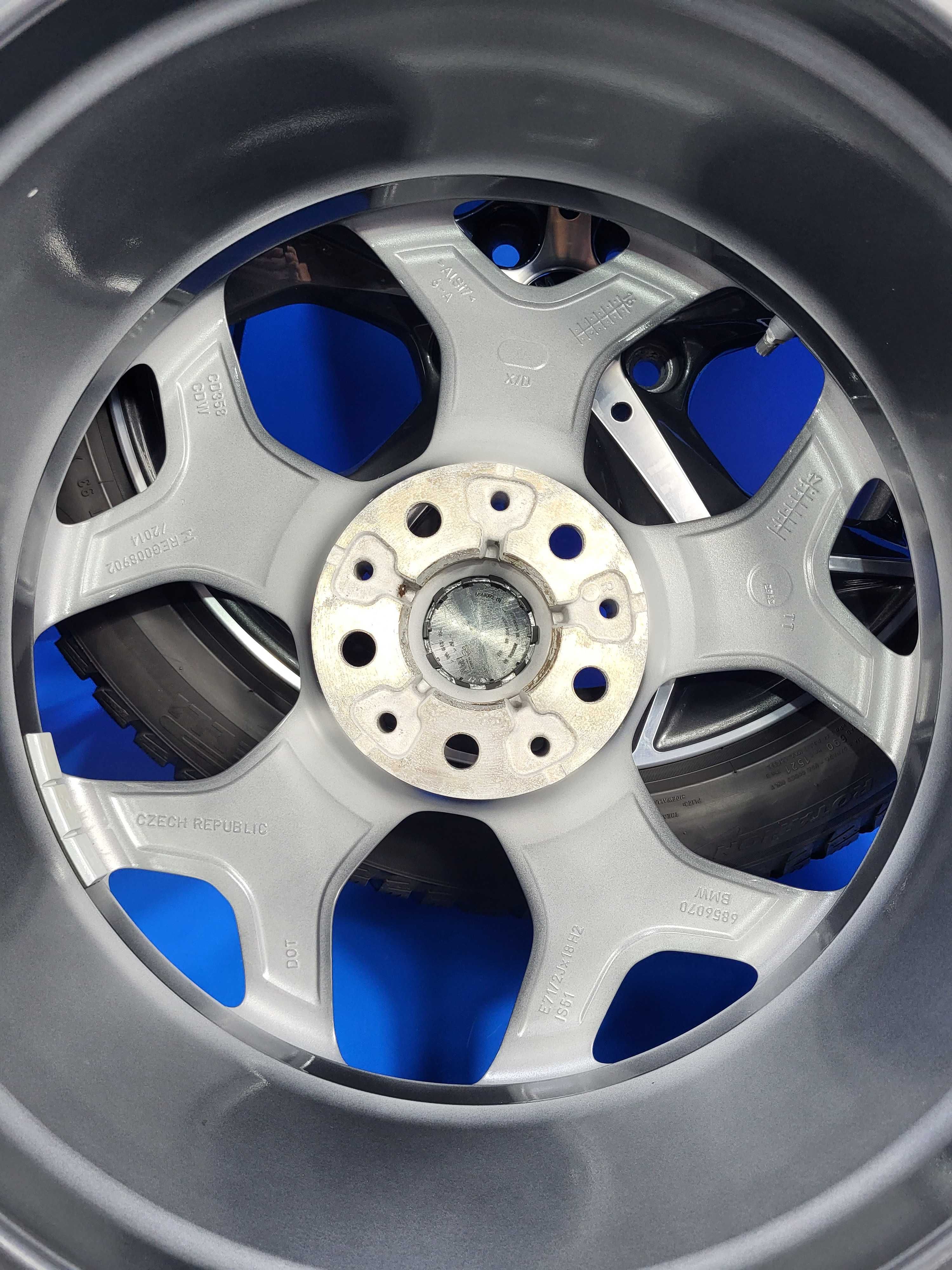 Vand jante 5x112 R18 OE Bmw X1-X2-iX1 + anvelope + senzori roti