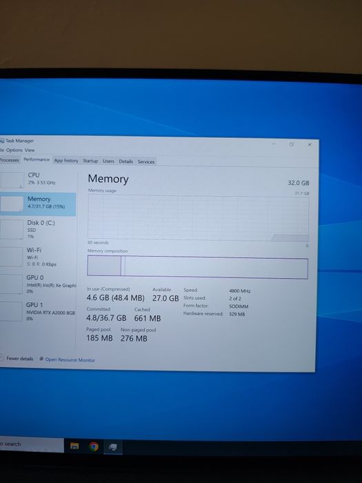Dell Precision 5570,i7 12800H,RTX a2000 8Gb, 32Gb DDR5