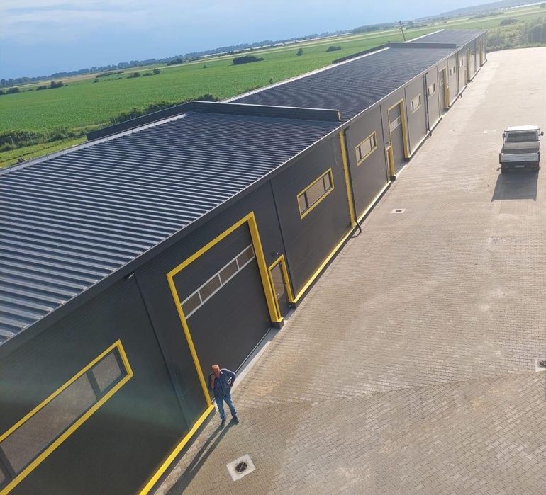 Vand panouri sandwich plata la livare 40mm 60mm gri antracit