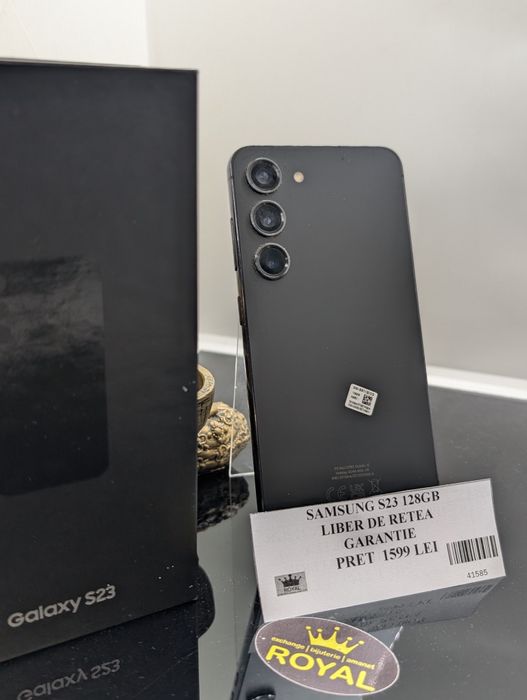 Amanet Royal: Samsung S23/128gb/ FullBox /liber de rețea