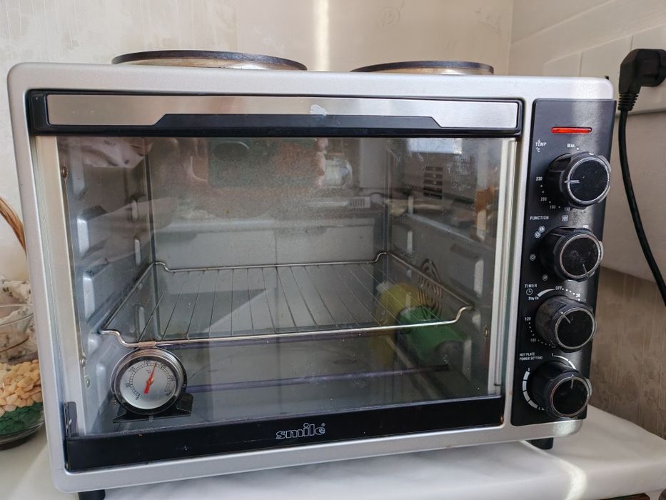 Настольная электроплита с духовкой