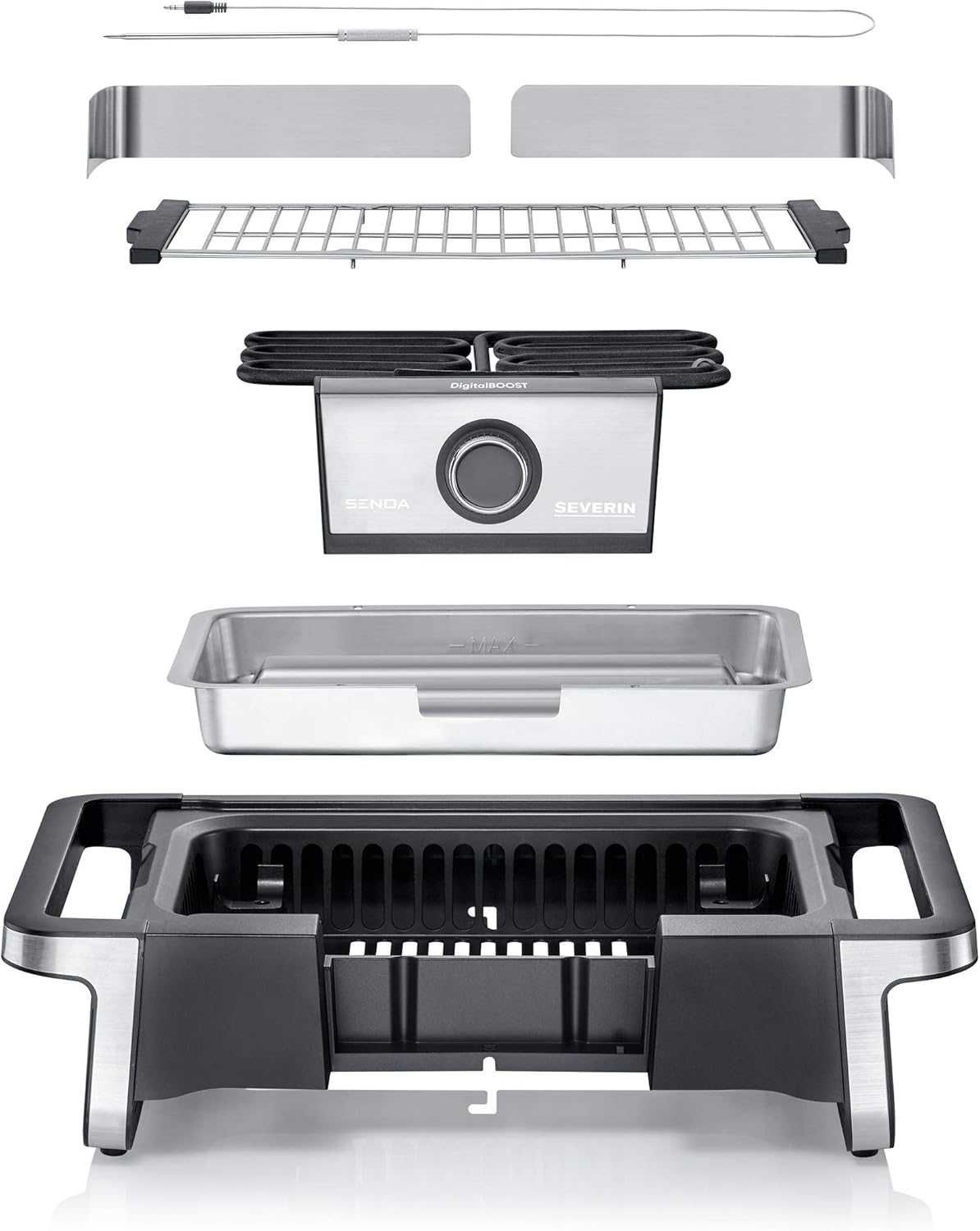 Грил скара Severin Senoa Digital Boost (PG 8114) 3000W