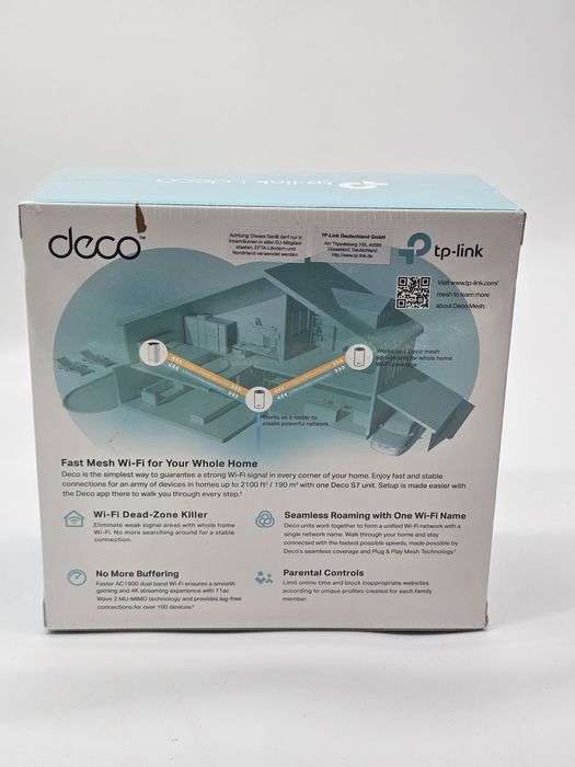 Router wireless TP-LINK KIT AC1900 MESH WIFI 1PK DECO S7