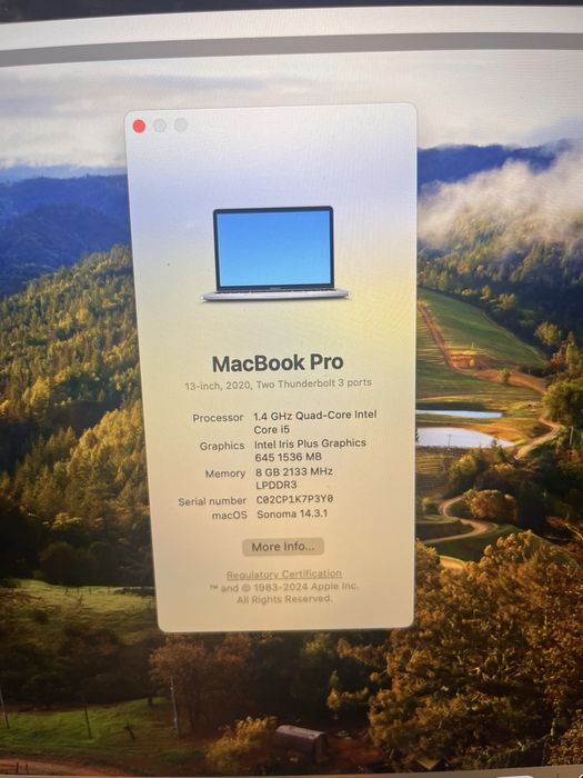 Mac Book Pro 2020 i5