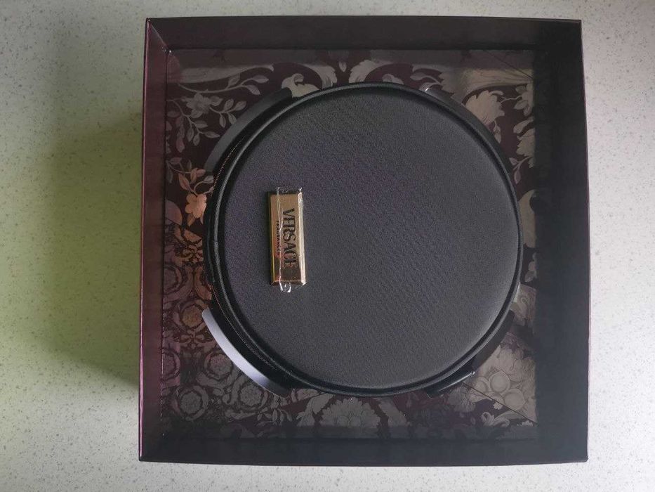 Set Cadou Versace Crystal Noir, Edp 90 ml, lotiune, gel de dus, geanta