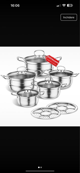 Vand oale otel inoxidabil