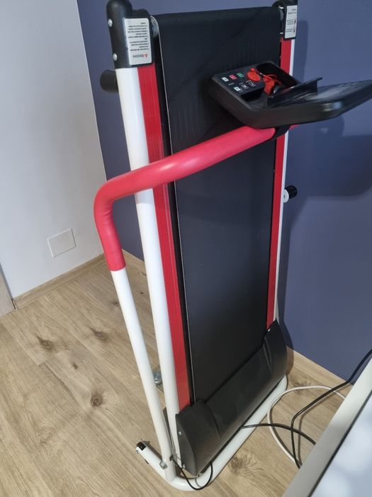 HOMCOM banda electrica alergare cu ecran LED, pliabila