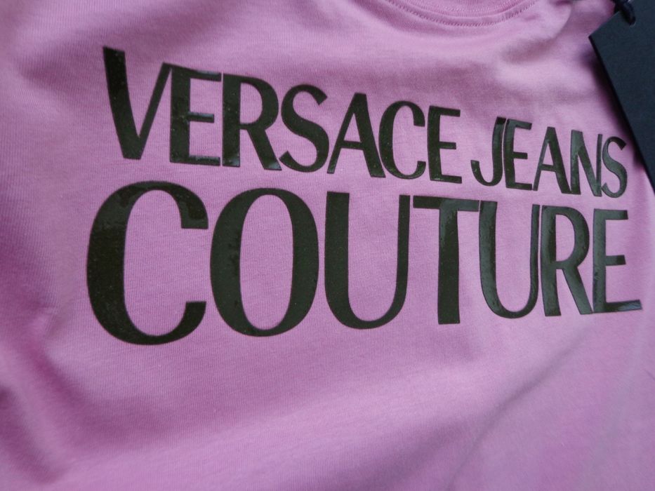 Дамска тениска Versace Jeans Couture logo print cropperd