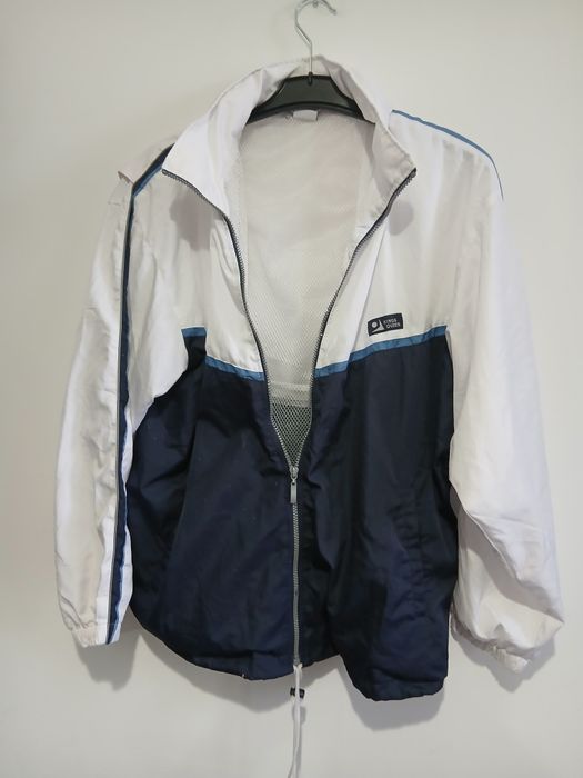 Bluza trening unisex culoare albastru, mărime XL sau 48-50, cu gluga