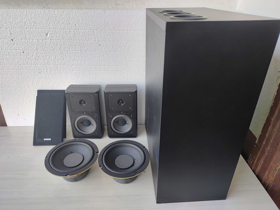 Домашно кино Quadral комплект Quadral Trianon TSW-II + Trianon TSA-I