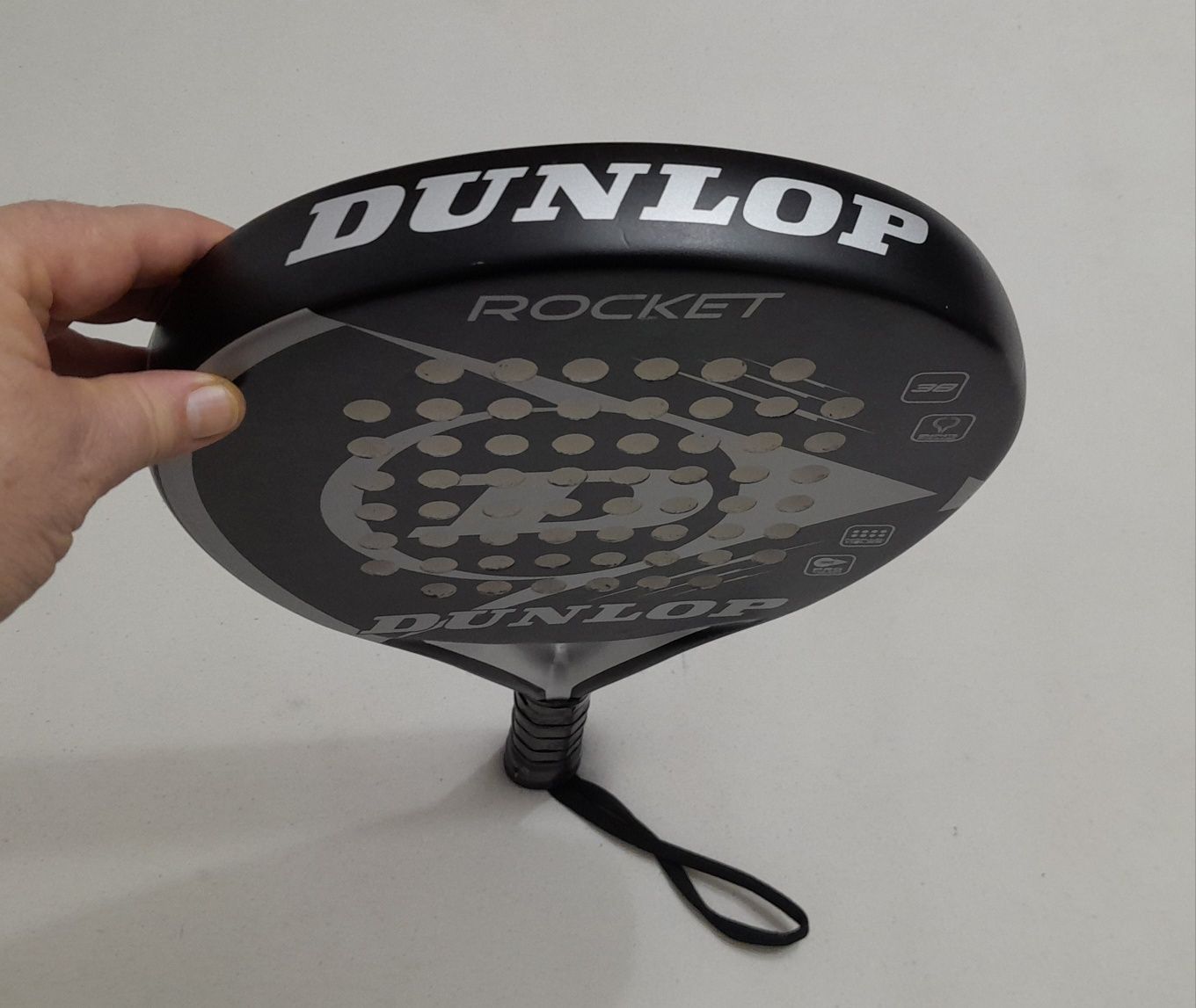 Racheta Padel, tenis DUNLOP Rocket Silver Black, 38 mm