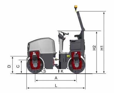 Малый асфальтовый каток Dynapac CC1200 VI от Дистрибьютора