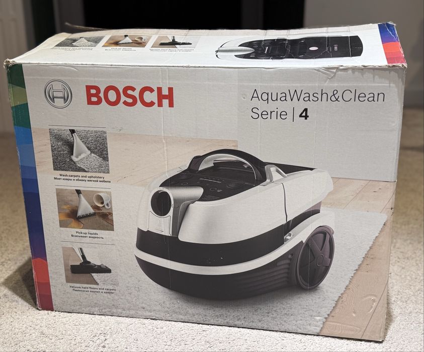 Aspirator cu spalare Bosch BWD41720 1700W, 5 L, spala canapele+covoare