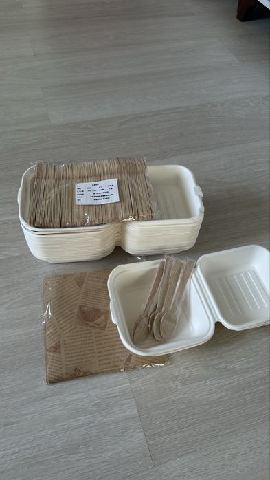 Бенто коробка, с ложкой