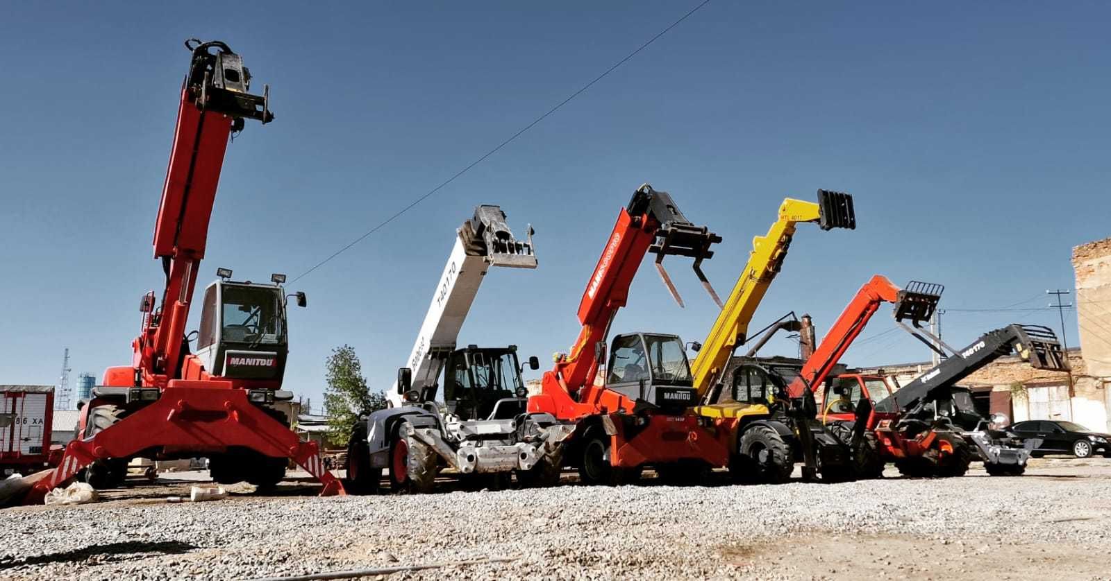 Аренда услуги погрузчик телескопический Manitou Маниту