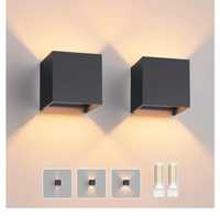 Set 2 lampi cu unghi ajustabil exterior IP 54 Klighten